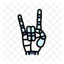 Attention Robot Hand Icon