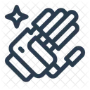 Robot Hand Cybernetics Ai Icon