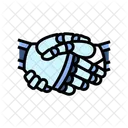 Handshake Robot Hand Icon