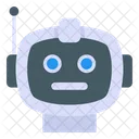 Robot Head Robot Bionic Person Symbol