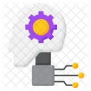 Robot Head Robot Algorithm Icon