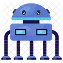 Robot Hexapodo Robot Mecanico Hombre Bionico Icono