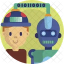 Robot Humanoid  Icon