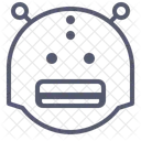 Robot Clown Emot Icon