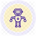 Robot Color Circle Icon Icon