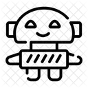 Robot Humanoid Bot Icon