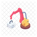 Robot Box Forklift Icon