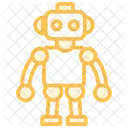 Robot Duotone Line Icon Icon