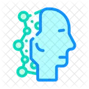 Robot Cabeza Artificial Icono