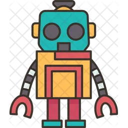 Robot de juguete  Icono