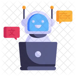 Robot Language  Icon