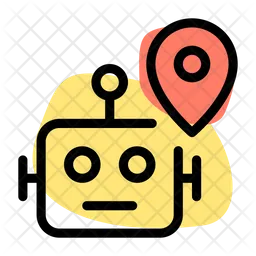 Robot Location  Icon