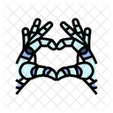 Love Robot Hand Icon