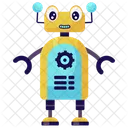 Robot Maintenance Bionic Man Humanoid Icon