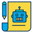 Robot making planing  Icon
