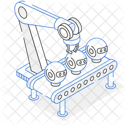 Robot Manufacturing  Icon