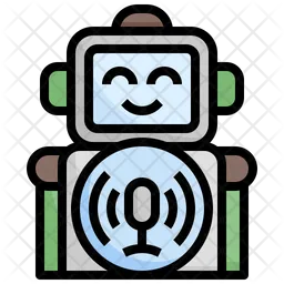 Robot Mic  Icon