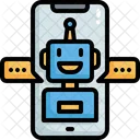 Chatbot Mobile Artificial Icon