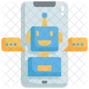 Robot Mobile Chat Robot Chat Chatbot Icon