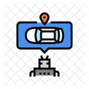 Robot Navigation Car Navigation Robot Icon