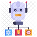 Robot Network Icon