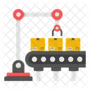 Prelevement De Robots Tapis Roulant Carrousel A Bagages Icône