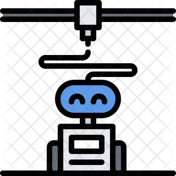 Robot Print  Icon