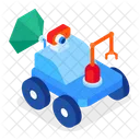 Robot Rover Moonwalker Lunar Vehicle Icon