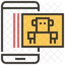 Robot Scan Artificial Icon