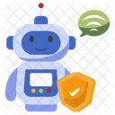 Robot Security Robot Protection Secure Robot Icon