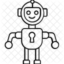 Robot Security Ai Icon