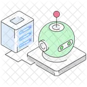 Robot Server Storage Robotics Icon