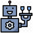 Service Robot Ai Icon