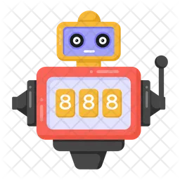 Robot Slot Machine  Icon