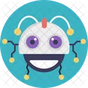 Robot Sonriendo Lindo Icono