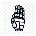 Stop Robot Hand Icon