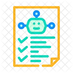 Robot Task List  Icon