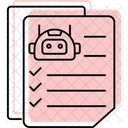 Robot Tasks Color Shadow Thinline Icon Icon