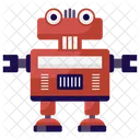 Robot Technology Mechanical Robot Bionic Man Icon