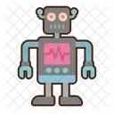 Robot Toy Electronic Engineering Icon