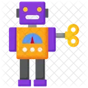 Robot Toy Electronic Engineering Icon