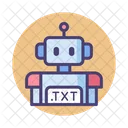 로봇 txt  아이콘