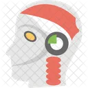 Umanoide Robot Volto Icon