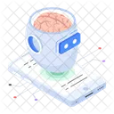 Robot virtuale  Icon