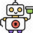 Robot Waiter Robot Service Artificial Intelligence Symbol