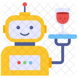 Robot Waiter  Icon