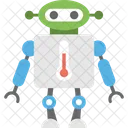 Robot With Thermometer Icon