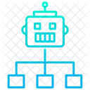 Robot work distribution  Icon