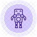 Labor Roboter Wissenschaft Symbol