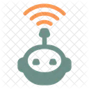 Roboter WLAN Io T Symbol